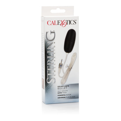 CalExotics Sterling Collection Velvet-Cote Bullet - Black