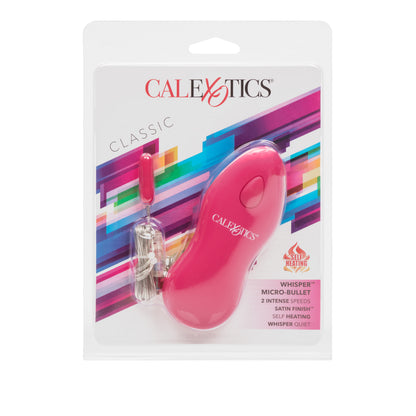 CalExotics Whisper Micro Bullet Vibrator with 2-Speed Function – Pink