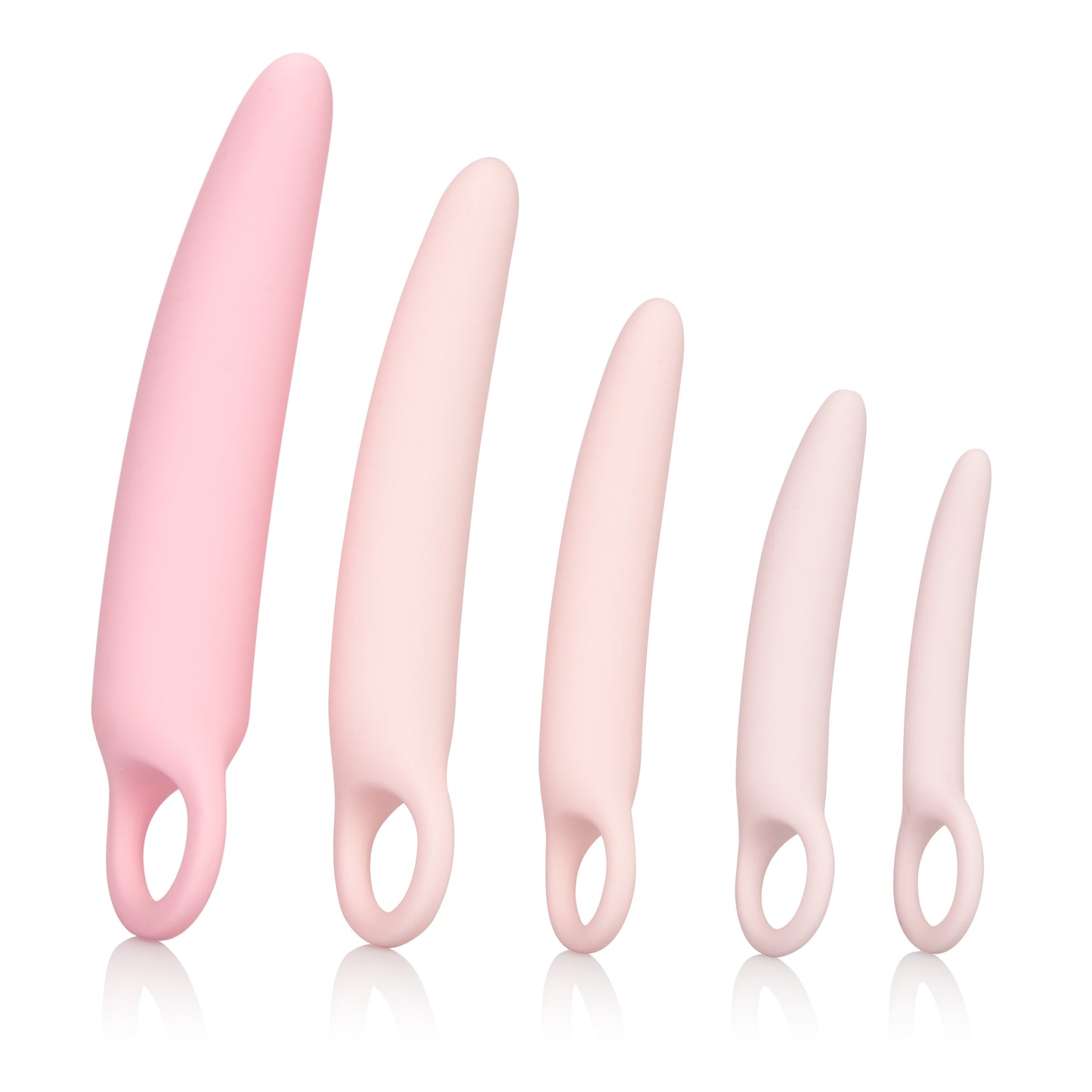 CalExotics Inspire Silicone Dilator Kit - 5 Piece Set - Pink