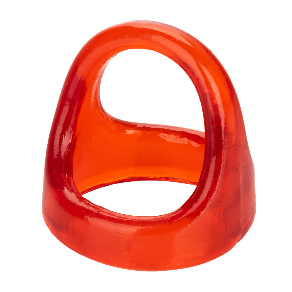 Colt XL Snug Tugger Dual Enhancer Ring with Scrotum Support – Red