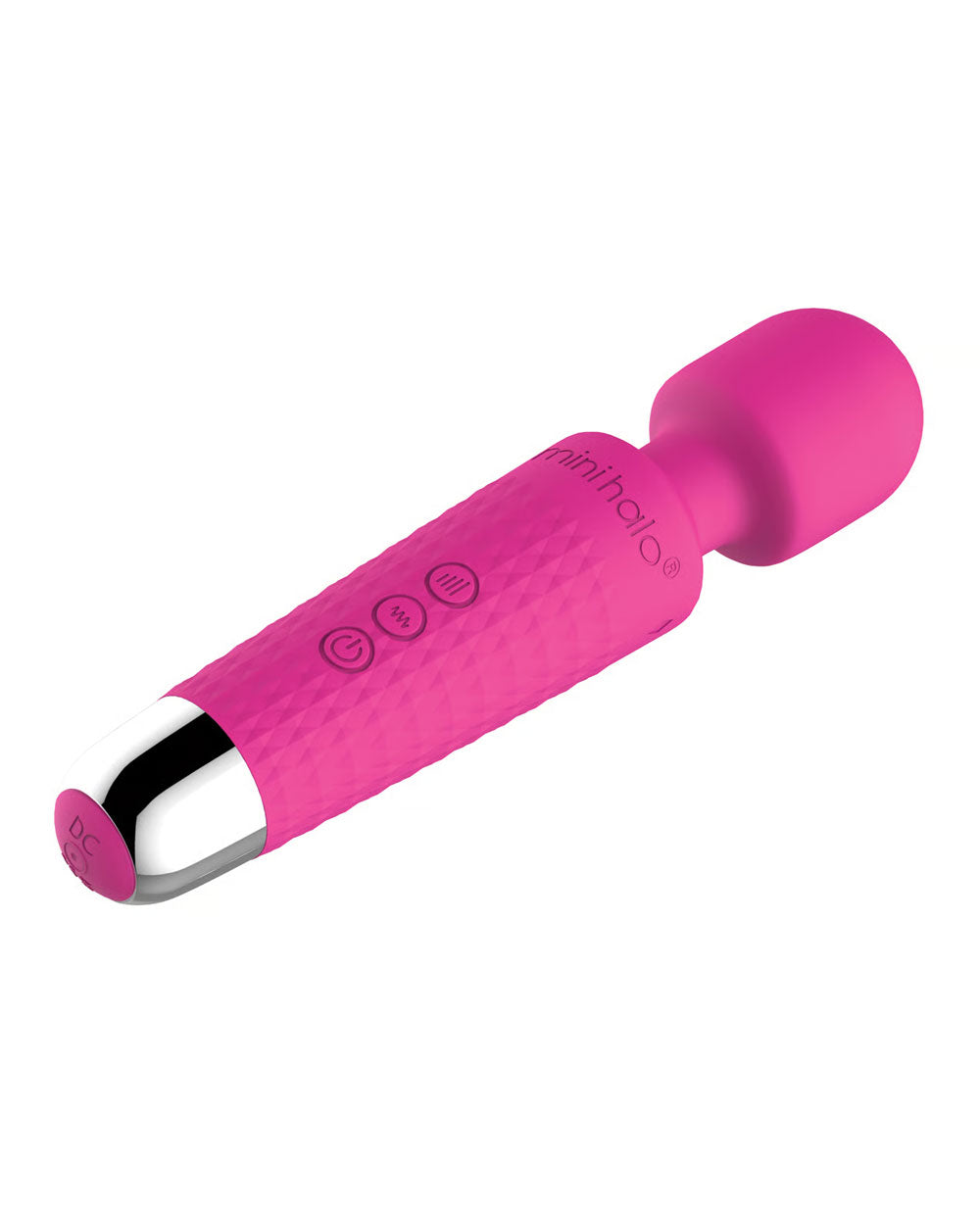 Viben Mini Halo Pink Wand Massager with 20 Vibration Patterns and 8 Speed Strengths