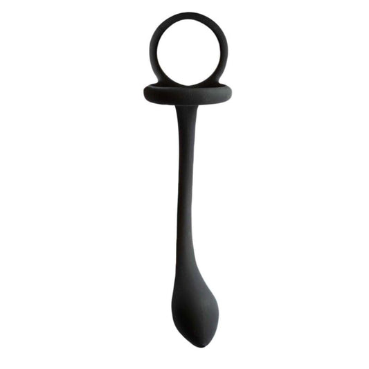 Nasstoys My Cock Ring with Butt Plug - Black - Waterproof, Phthalate Free