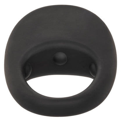 CalExotics Silicone Rechargeable Pleasure Ring - Vibrating Couples Enhancer - Black