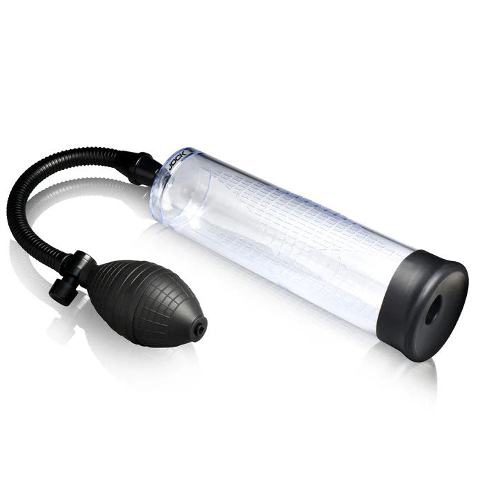 Curve Toys Amp Up Penis Pump - Clear - Graduated Cylinder for Measurement