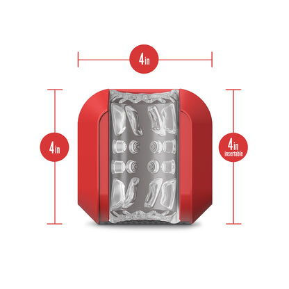 M for Men Slambox - Automatic Male Masturbator with 7 Modes - Red