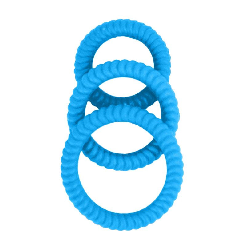 Nasstoys Ram Ultra Cocksweller – Silicone Rings for Stacking – Blue
