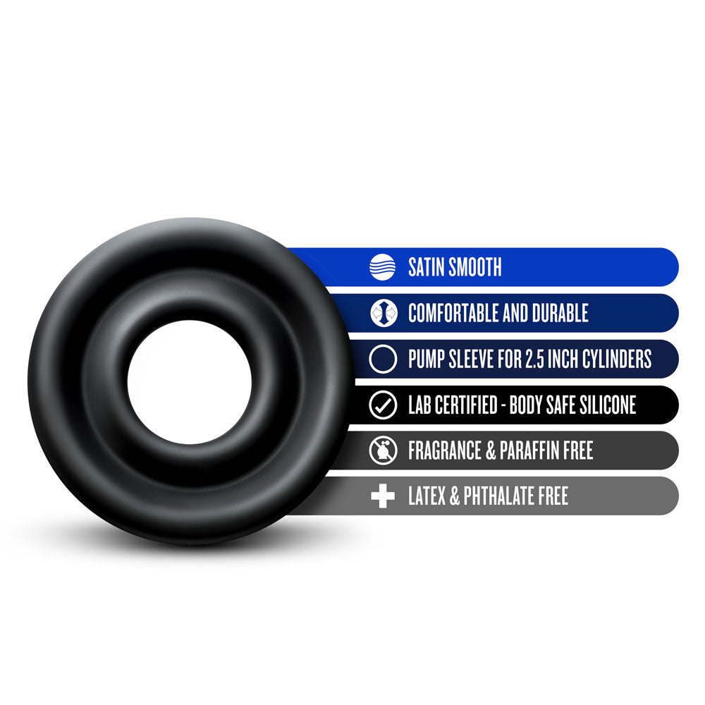Blush Performance Silicone Pump Sleeve - Large - Black