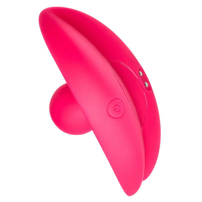 Cloud 9 Camel Toe Shaped Vibrator with Remote - Pink