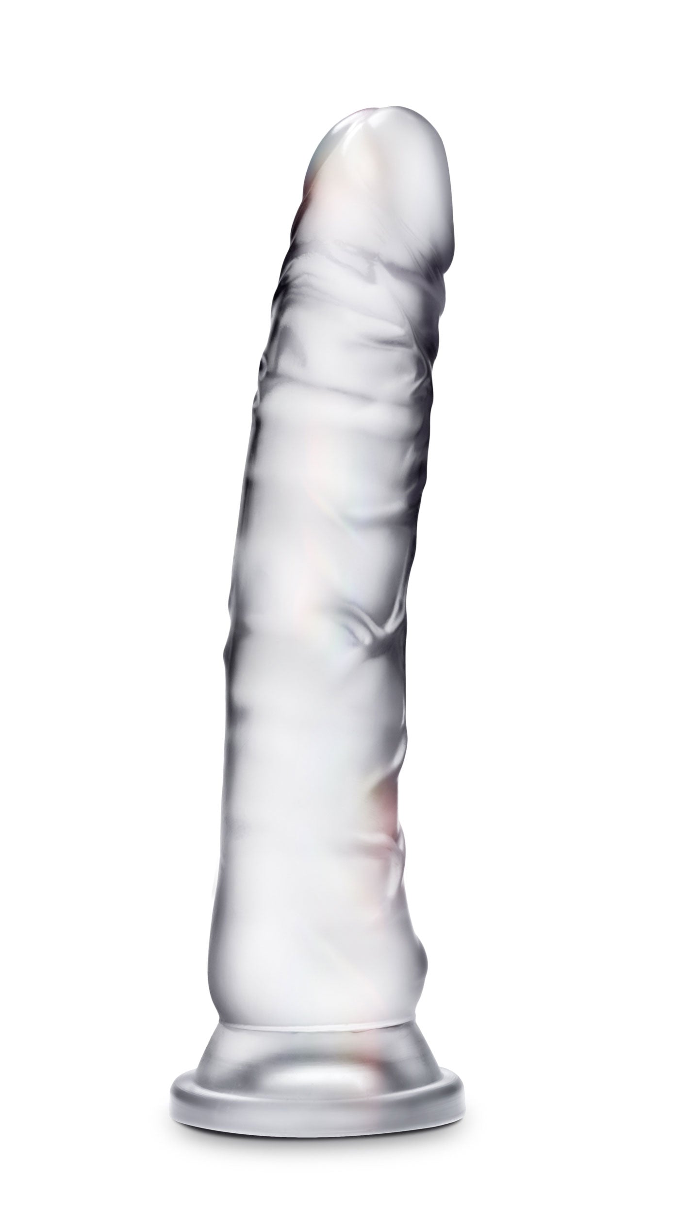 Blush B Yours Diamond Glisten Dildo with Suction Cup Base – Clear