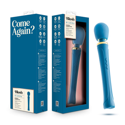 Blush Dianna Massaging Wand with 20 Vibration Patterns – Teal