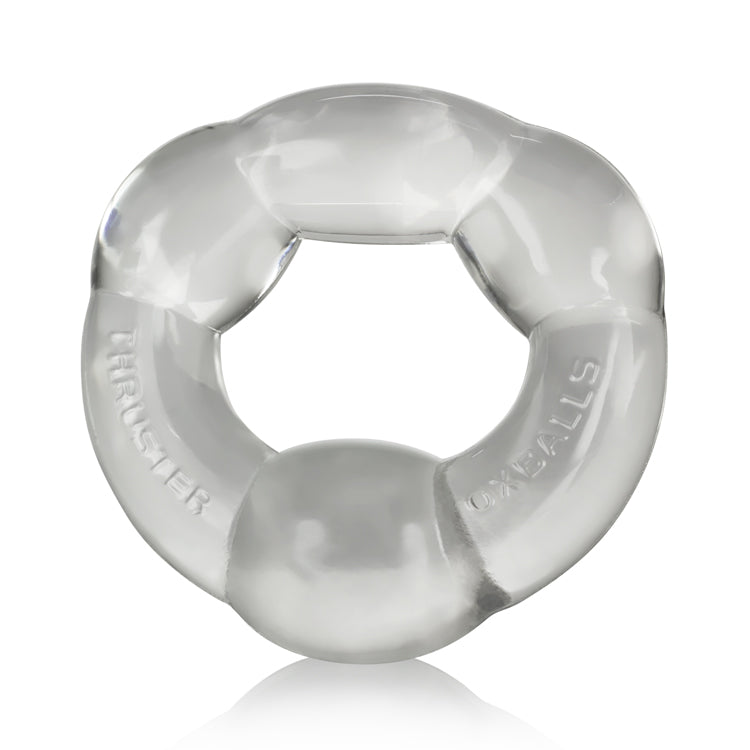 Oxballs Thruster Cockring – Clear, Super-Stretchy Design
