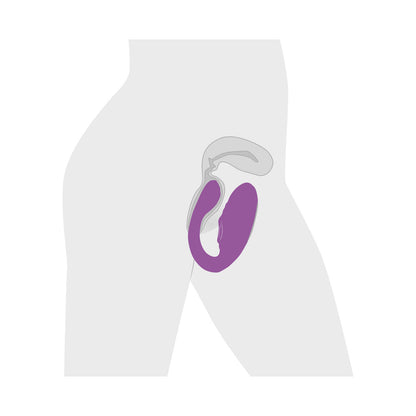 XR Brands Pulse Pro Clitoral Stimulating Vibe with Remote – Purple