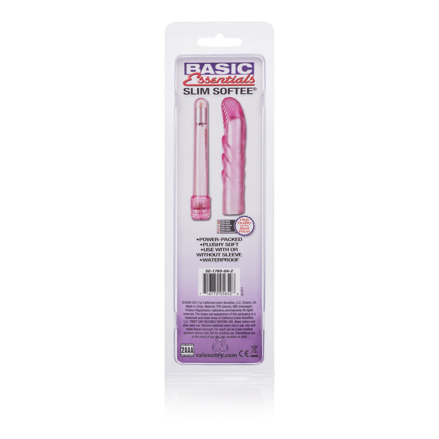 CalExotics Slim Softee G Massager – Multi-Speed Pink