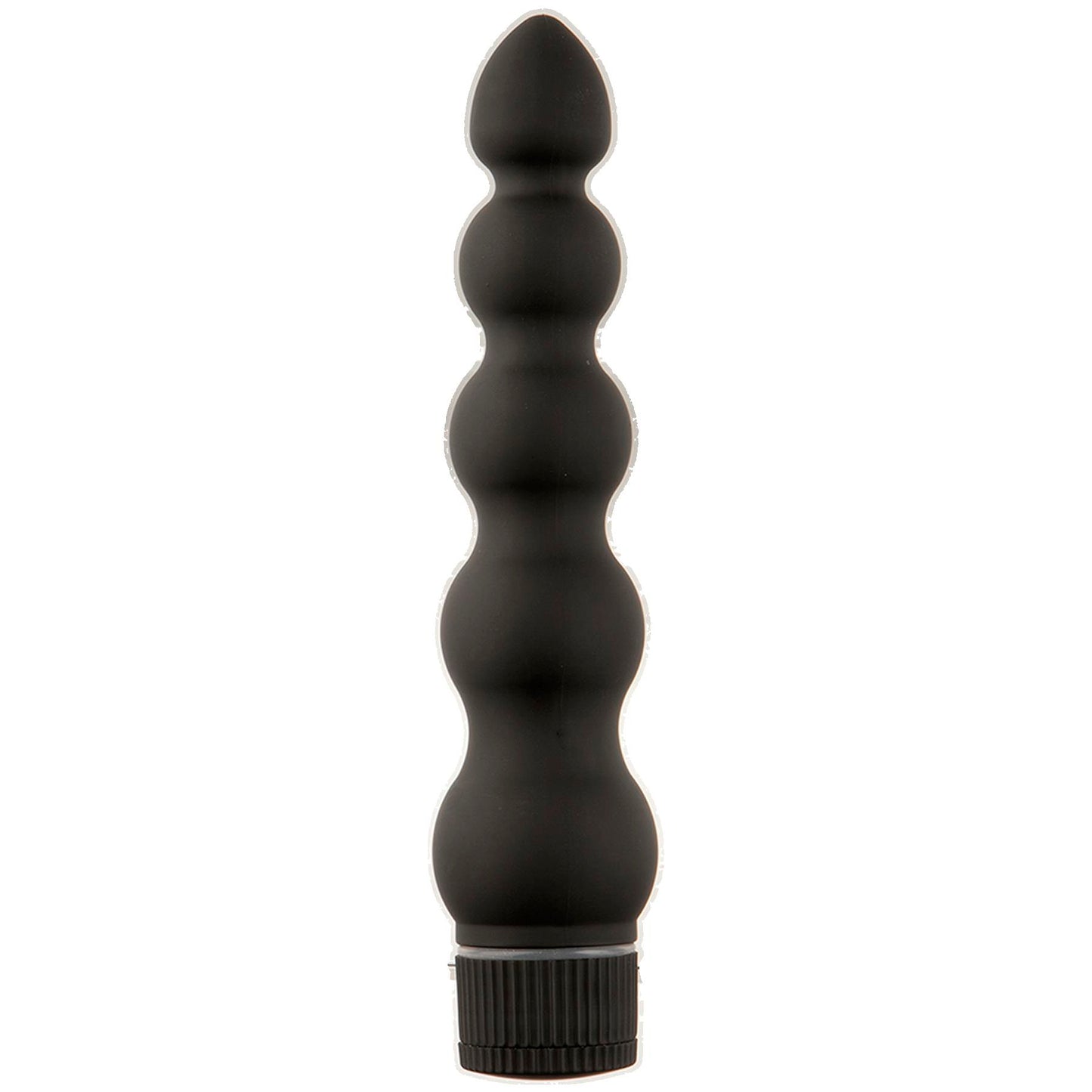 Doc Johnson Black Magic 7 Inch Ribbed Vibrator – Multi-Speed, Waterproof, Black