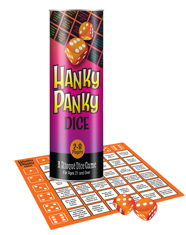 Hanky Panky Dice Game for Couples – Orange