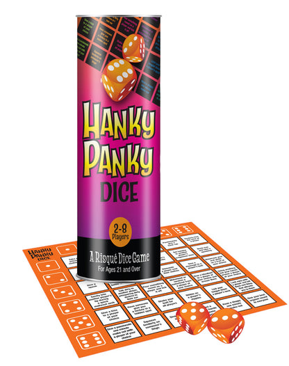 Hanky Panky Dice Game for Couples – Orange
