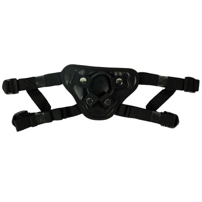 Nasstoys Harness the Revolution - Black Couples Harness with Interchangeable Rings