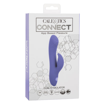 CalExotics Connect Dual Stimulator – Purple – App Controlled Dual Motor Massager