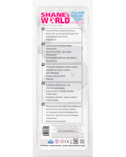 Shanes World Sorority Party Vibe All Night Long - Pink Massager with Multi-Speed Functionality