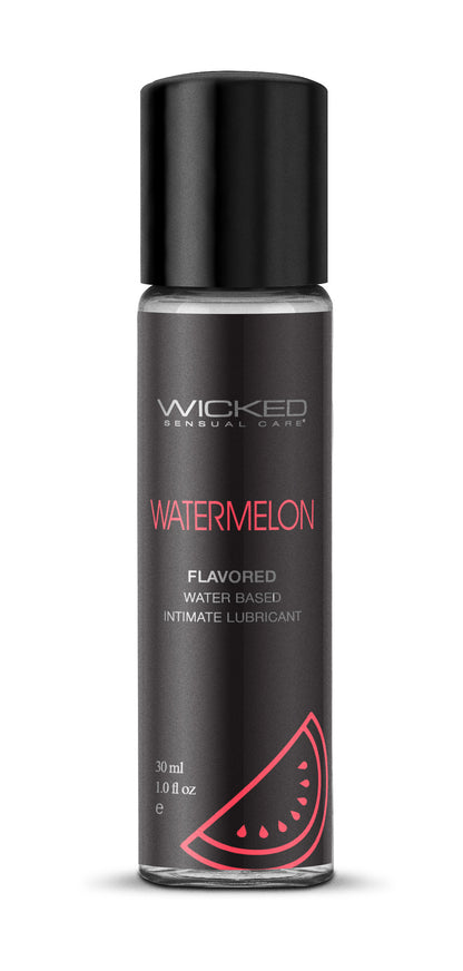 Wicked Aqua Watermelon Flavored Water Based Intimate Lubricant – 1 Fl. Oz.