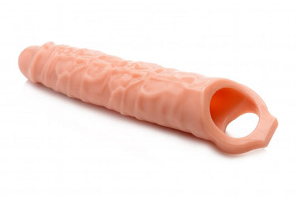 XR Brands 3 Inch Extender Sleeve - Flesh - Realistic Penis Enhancer