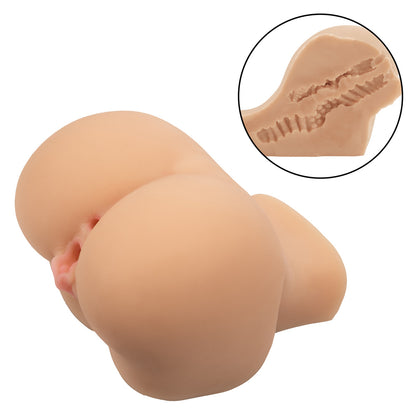 CalExotics The Farmer's Daughter Masturbator – Dual Entry, Multi-Textured, 4.5" x 5.5" x 6"