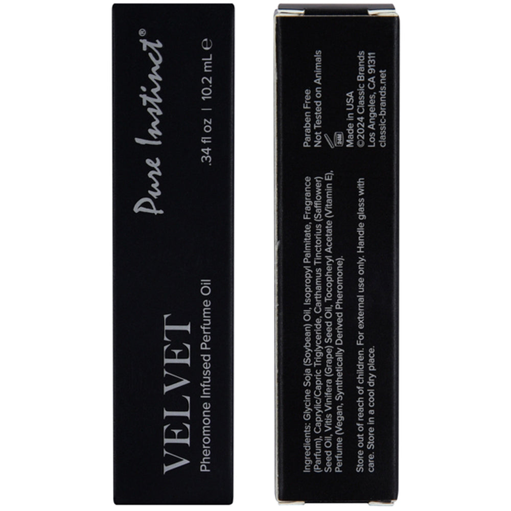 Pure Instinct Velvet Roll-On Pheromone Fragrance Oil - 10.2 ml