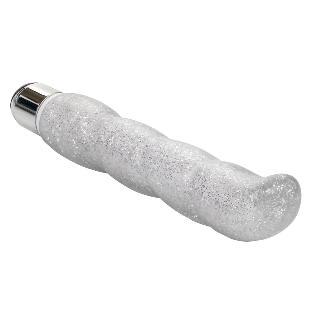 CalExotics Naughty Bits Screwnicorn Majestic G-Spot Vibrator – Silver