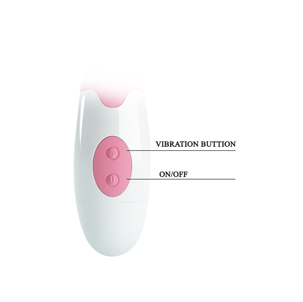Pretty Love Hyman G-Spot Vibrator - 30 Function Curved Design - Pink