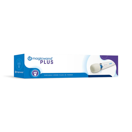 Magic Wand Plus Corded Massager – White – Variable Speed