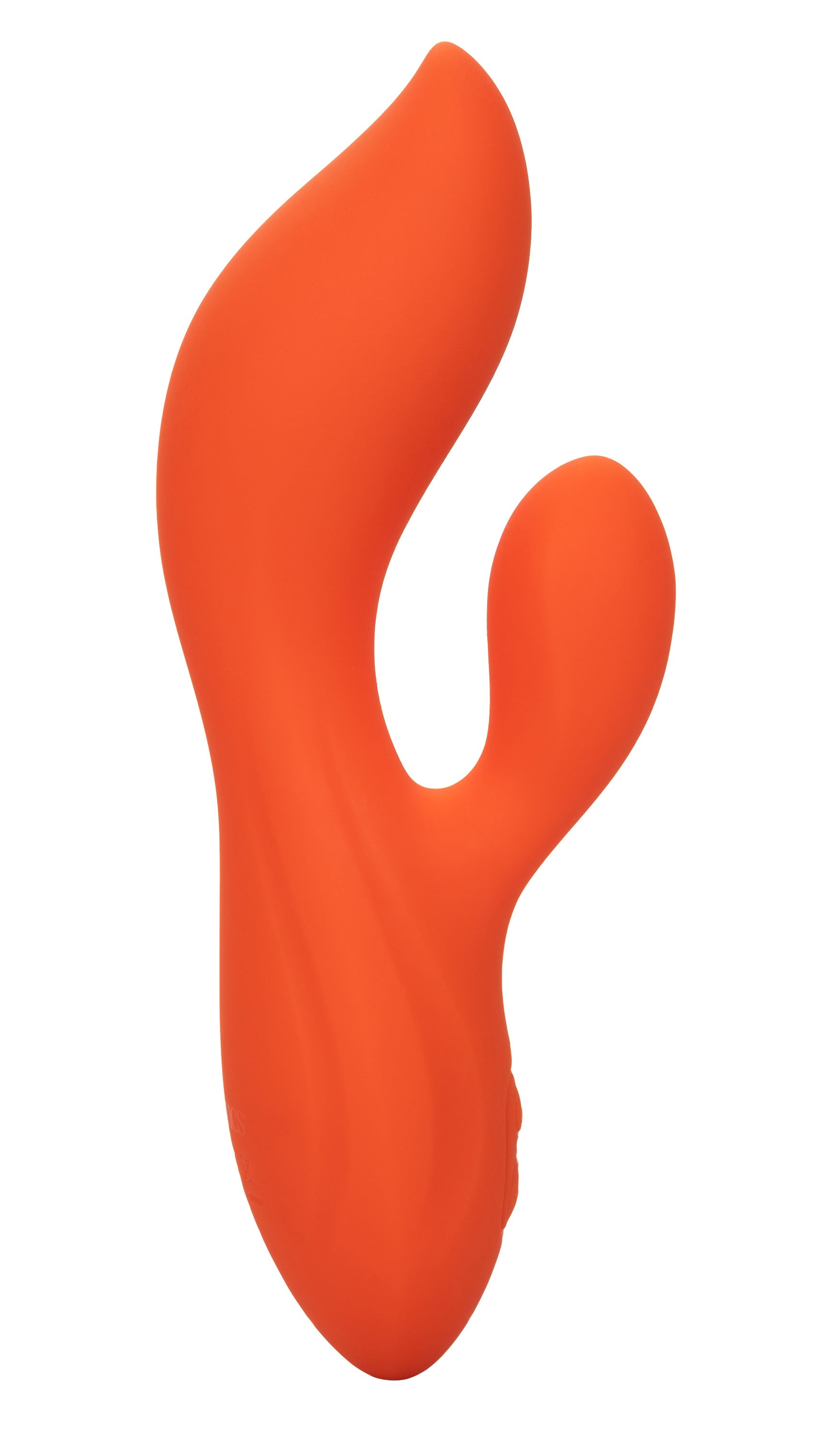 CalExotics Stella Liquid Silicone Dual Teaser - Orange - G-Spot and Clitoral Stimulation