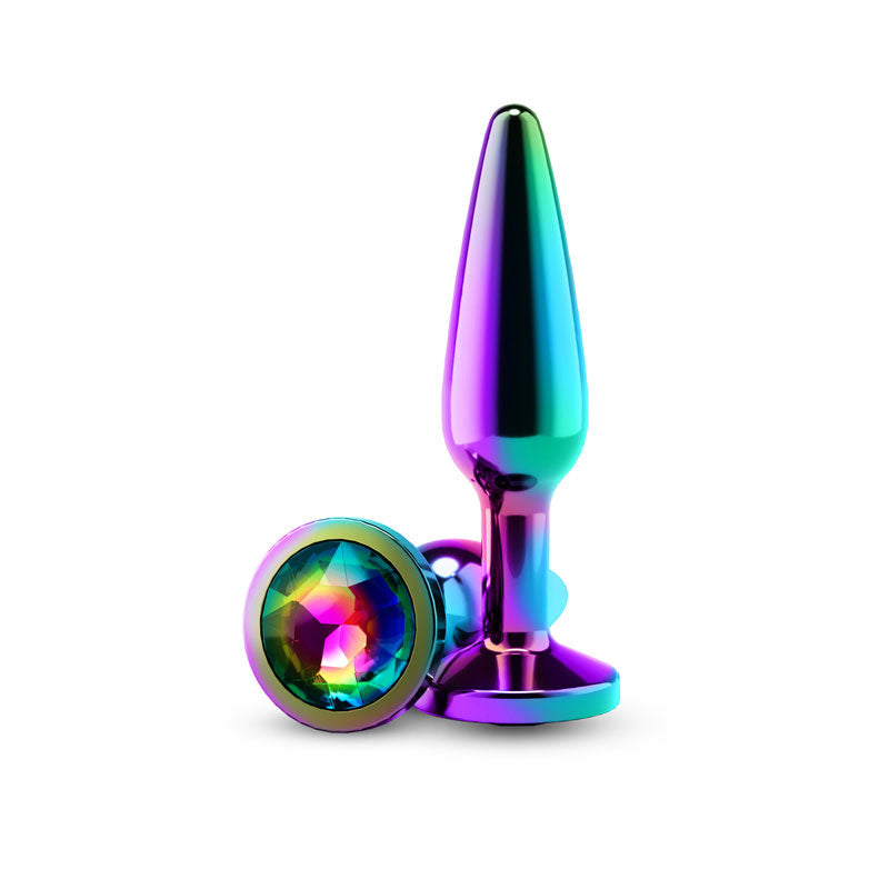 nsnovelties Rear Assets Tapered Medium Anal Toy – Multicolor Rainbow