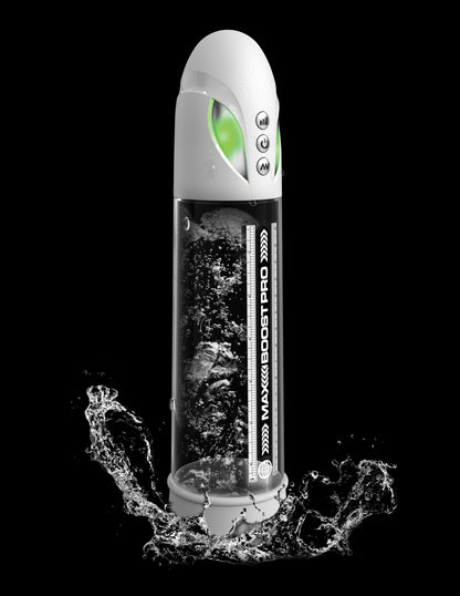 Pipedream Max Boost Pro Flow Penis Pump - Waterproof White
