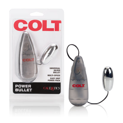 CalExotics Colt M/s Power Pak Bullet – Versatile Vibrating Stimulator – Silver