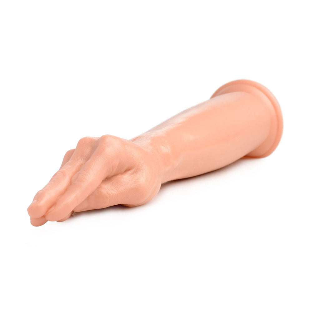 XR Brands The Fister Hand and Forearm Dildo – Realistic Beige with Suction Cup