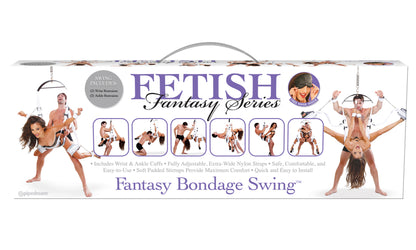 Pipedream Fantasy Bondage Swing – Adjustable Sex Swing – White