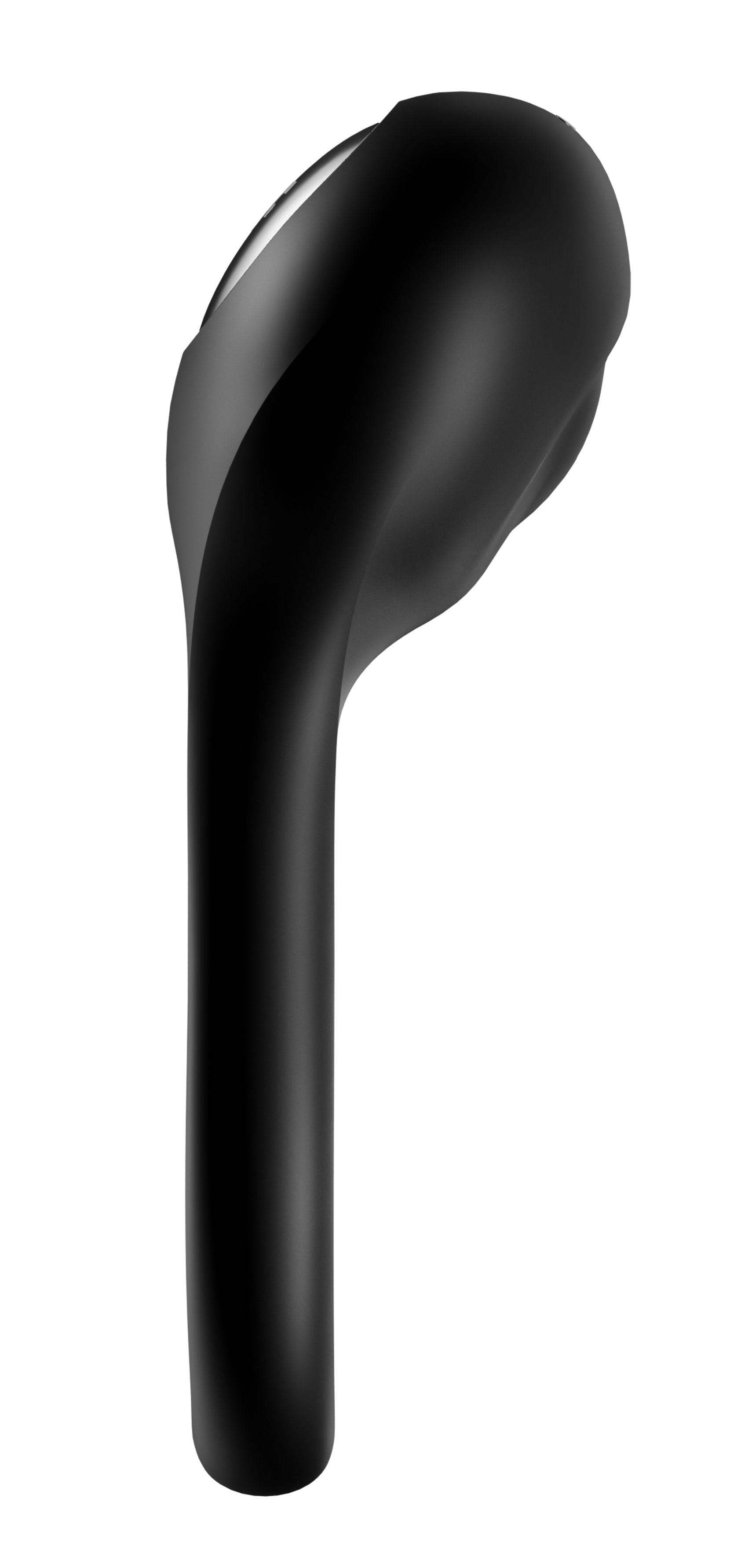 Satisfyer Majestic Duo Silicone Cock Ring with Clitoral Stimulator - Black