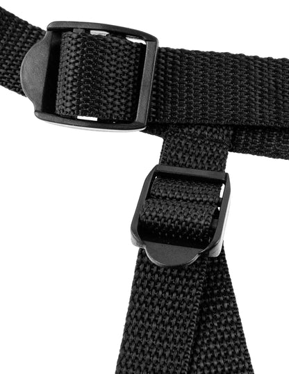 Pipedream Fetish Fantasy Series Beginners Harness - Black - Adjustable Neoprene Design