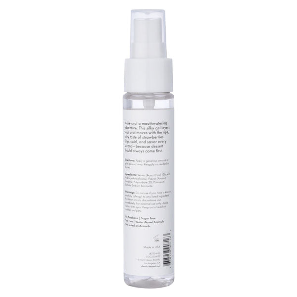 Classic Brands Blow Me Strawberry Oral Sex Gel - 2oz - Strawberry Flavor