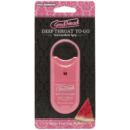 Goodhead Deep Throat Spray to-Go - Watermelon Flavor - 0.33 oz
