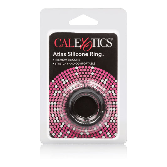 CalExotics Atlas Silicone Ring - Sturdy Erection Enhancer - Black