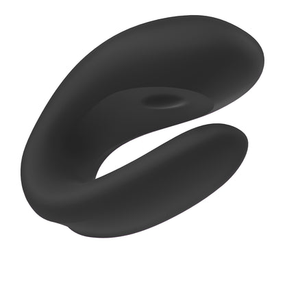 Satisfyer Double Joy Couple's Vibrator – Black – App Controlled