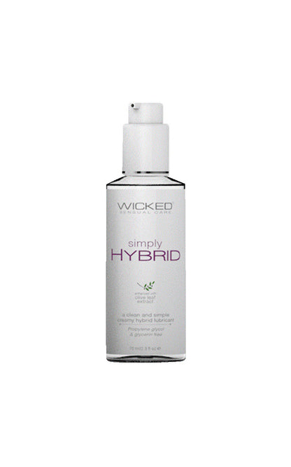 Wicked Simply Hybrid Fragrance Free Lubricant – 2.3 Fl. Oz.