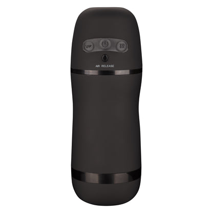 CalExotics Optimum Power Pulsar Stroker – Black – Vibrating Male Masturbator