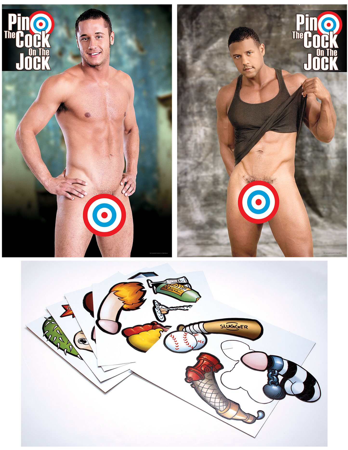 Sportsheets Pin the Cock on the Jock Game – Multi