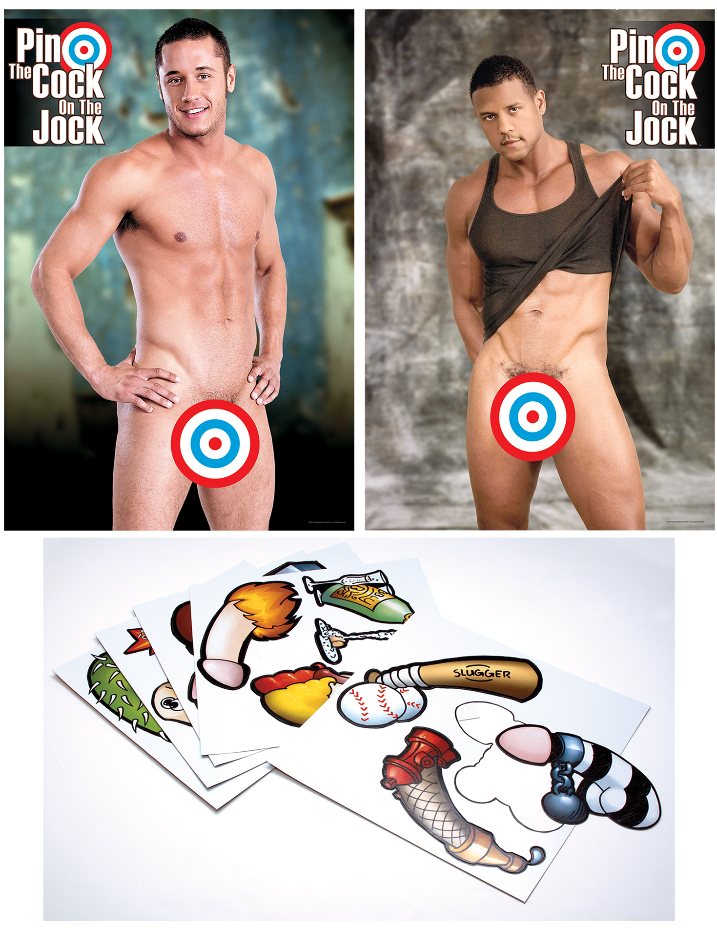 Sportsheets Pin the Cock on the Jock Game – Multi