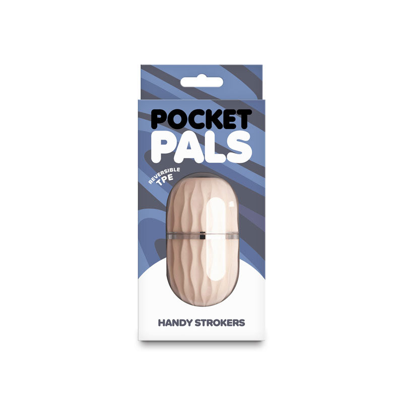 nsnovelties Pocket Pals Lexi White Reversible TPE Stroker – Realistic Sensation