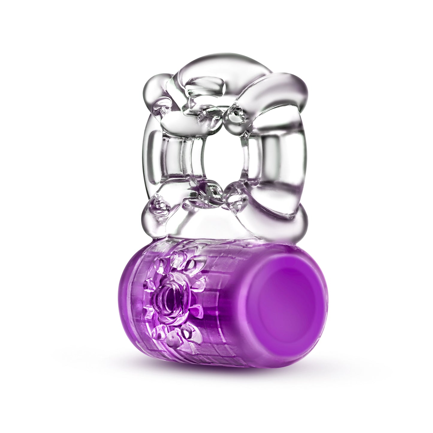 Blush Play With Me Pleaser Rechargeable C-Ring - Purple - Multi-Function