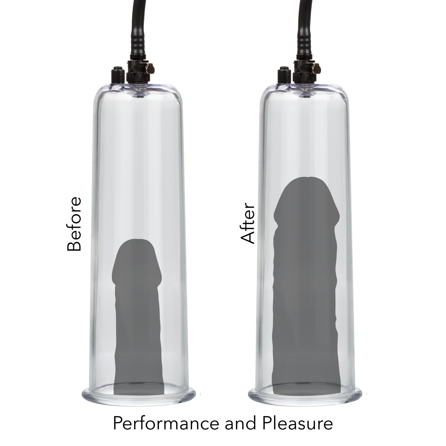 CalExotics Optimum Series Maximum Results Pump Set – Clear – Includes 2 Penis Pumps