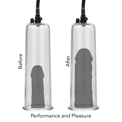CalExotics Optimum Series Maximum Results Pump Set – Clear – Includes 2 Penis Pumps